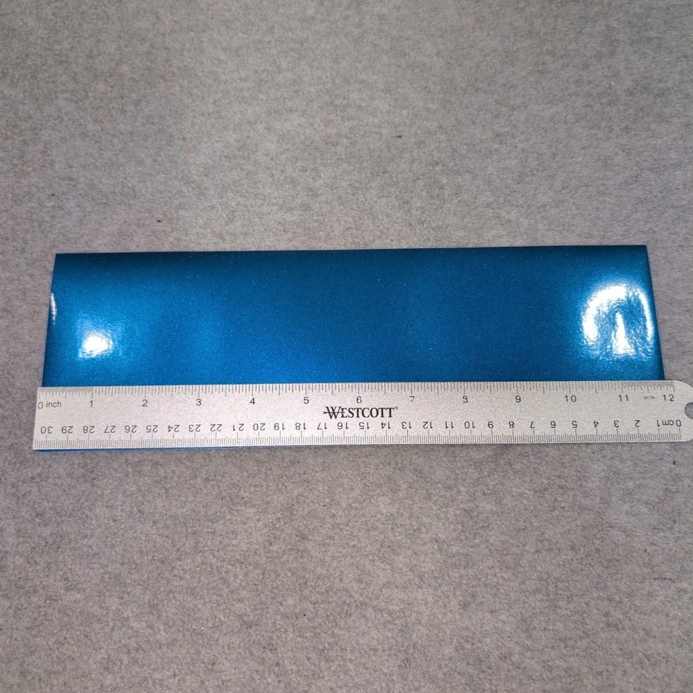 3M 1080 Gloss Metallic Blue Vinyl Wrap 4pc 12×4 Car Accent Strips - Picture 4 of 5